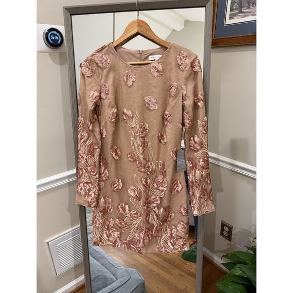 Dress The Population Naomi Sequined Mini Dress Medium NWT - Picture 3 of 8